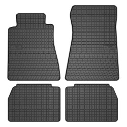 Tappetini per auto ElToro compatibili con Mercedes-Benz 190 W201 1982-1993 su misura in gomma | Tipo Auto: Berlina | Materiale resistente | Bordi alti protettivi
