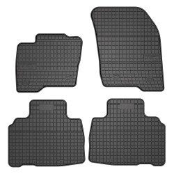 Tappetini per auto ElToro compatibili con Ford Edge II dal 2014 in poi su misura in gomma | Tipo Auto: SUV | Materiale resistente | Bordi alti protettivi