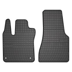 Tappetini per auto ElToro compatibili con Smart Fortwo III 2014-2020 su misura in gomma | Tipo Auto: Hatchback | Materiale resistente | Bordi alti protettivi