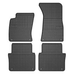 Tappetini per auto ElToro compatibili con Audi A8 D3 2002-2009 su misura in gomma | Note: non compatibile con versione Long | Materiale resistente | Bordi alti protettivi