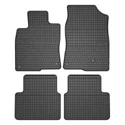 Tappetini per auto ElToro compatibili con Honda Civic X 2015-2021 su misura in gomma | Materiale resistente | Bordi alti protettivi