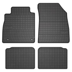 Tappetini per auto ElToro compatibili con Nissan Micra K14 dal 2016 in poi su misura in gomma | Tipo Auto: Hatchback | Materiale resistente | Bordi alti protettivi