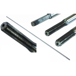 Asta di trasmissione 153cm Ø8mm attacco quadrato/7/9 denti in acciaio temprato