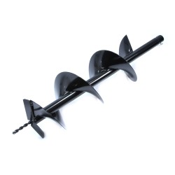 Punta per mototrivella diametro 6-30 cm lunghezza 80 cm attacco 2 cm in acciaio