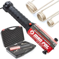 Riscaldatore a Induzione Portatile | 1100W | Bobine Ø25, 30, 45 mm | Bobina ad U 600 mm | con Valigetta