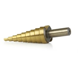 Punta HSS a Scalino | per Trapano | Graduata | Intervallo Diametro 4-20 mm | Attacco 10 mm | Gradazione Ogni 2 mm