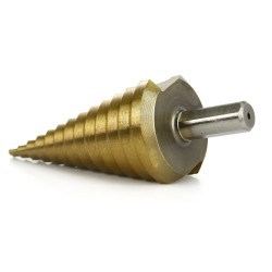 Punta HSS a Scalino | per Trapano | Graduata | Intervallo Diametro 4-39 mm | Attacco 10 mm | Gradazione Ogni 3 mm