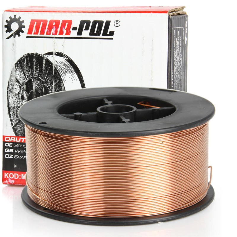 Filo da Saldatura Ramato | Diametro 0,8 mm | 1 kg | Gas di protezione CO2 | Gamma di corrente 40-140A | per Saldatura MIG MAG