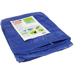 Copertura Telone Telo Protettivo | 5x8 Metri | Impermeabile | Resistente agli Strappi | Occhielli in Metallo | in Polietilene