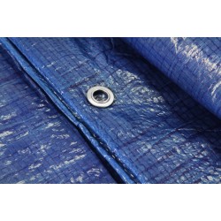 Copertura Telone Telo Protettivo | 5x8 Metri | Impermeabile | Resistente agli Strappi | Occhielli in Metallo | in Polietilene