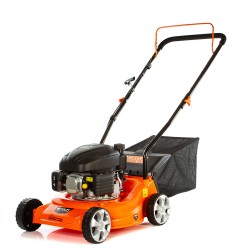 Tosaerba Tagliaerba a Scoppio DEMON | Motore 4 Tempi OHV | 79,6 cc | 1,47 kW | Velocità Rotazione Motore 3600 giri/min | Senza Trazione | con Cestello da 40 Litri