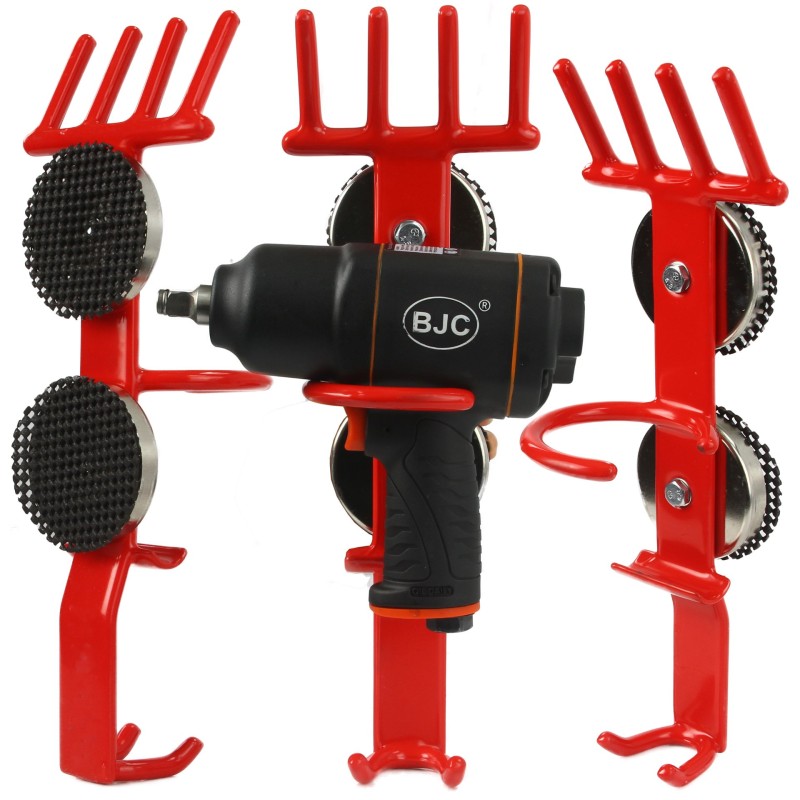 Supporto per Chiave Pneumatica e Accessori | 2 Magneti | 13x39,5 cm