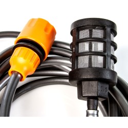 Idropulitrice a Batteria | Capacità Batteria 2 Ah | Pressione Massima 30 Bar | Lunghezza Tubo 5 Metri | 2 Ugelli | con Valigetta