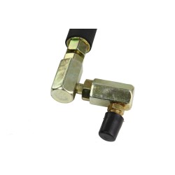 Pistola per Ingrassatore Pneumatico da 12-15L | con Estremità Rigida e Flessibile | Impugnatura Antiscivolo