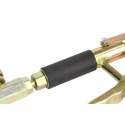 Pistola per Ingrassatore Pneumatico da 12-15L | con Estremità Rigida e Flessibile | Impugnatura Antiscivolo