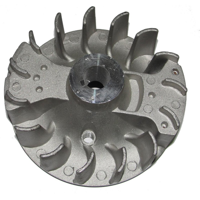 Volano per Decespugliatore a Scoppio | Diametro 110 mm | Altezza 50 mm | Distanza tra Viti 52 mm | Pezzo di ricambio