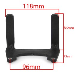 Supporto per Serbatoio del Decespugliatore a Scoppio | 118x73x86 mm | Distanza tra Fori di Montaggio 96 mm | Pezzo di Ricambio
