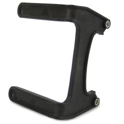 Supporto per Serbatoio del Decespugliatore a Scoppio | 118x73x86 mm | Distanza tra Fori di Montaggio 96 mm | Pezzo di Ricambio