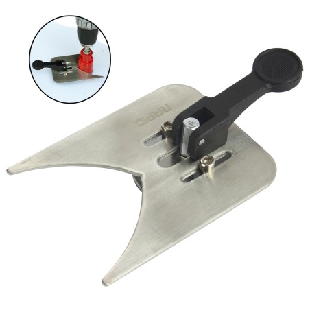 Guida per Seghe a Tazza | per Punte con Diametro Ø6-76 mm | Fissaggio Tramite Ventosa