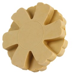 Disco in Gomma per Rimozione di Colla dai Cerchi | Sagomato | Diametro 90 mm | Spessore 20 mm | Filettatura 8 mm