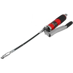 Ingrassatore Manuale con Ingranaggio | da 600 ml | Tubo Flessibile | Tubo Rigido | 4 Punte Universali