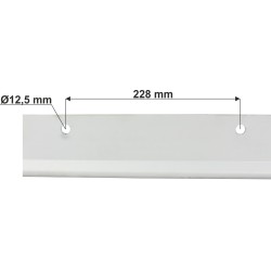 Barra per Staggia Vibrante | Lunghezza 2 Metri | Larghezza 18 cm | in Lega di Alluminio