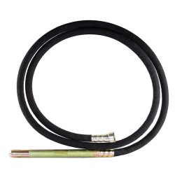 Testa Vibrante per Vibratore | Attacco Filettato | 3 Metri | Ø35 mm | per Calcestruzzo Cemento