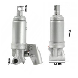 Cilindro Idraulico per Sollevatore Auto da 2,5 Tonnellate | 6,5x23 cm | Diametro Foro di Montaggio 18 mm | Pezzo di Ricambio