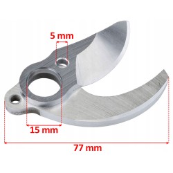 Lame per Cesoie Elettriche MP_M83005 | 2 Pezzi | Lunghezza 77 mm | Foro Ø15 mm | Pezzo di Ricambio