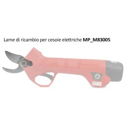 Lame per Cesoie Elettriche MP_M83005 | 2 Pezzi | Lunghezza 77 mm | Foro Ø15 mm | Pezzo di Ricambio