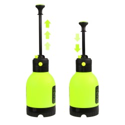 Spruzzatore Irroratore Nebulizzatore a Pressione Manuale | 1,5 Litri | Ugello Regolabile | Valvola Integrata nel Manico