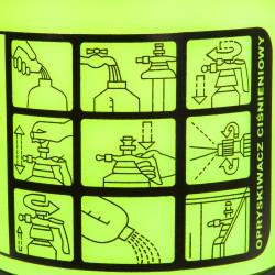 Spruzzatore Irroratore Nebulizzatore a Pressione Manuale | 1,5 Litri | Ugello Regolabile | Valvola Integrata nel Manico