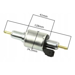 Pompa Gasolio per Riscaldatore Fino a 8 kW | Ø3,5x12,8 cm | Connettore JPT a 2 Pin 1,6x1,2 cm | Pezzo di Ricambio