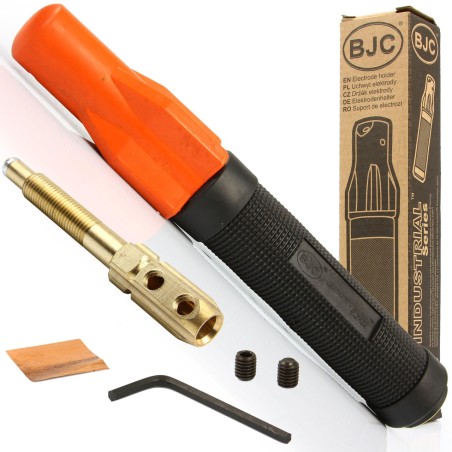 Portaelettrodo Porta Elettrodo per Saldatura MMA | Corrente Max 300 A | Elettrodo Compatibile Ø1,6-5 mm | Impugnatura Rotante