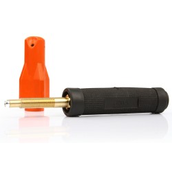 Portaelettrodo Porta Elettrodo per Saldatura MMA | Corrente Max 300 A | Elettrodo Compatibile Ø1,6-5 mm | Impugnatura Rotante
