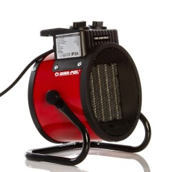 Riscaldatore d'Aria Stufa Elettrica | Tecnologia PTC |  Potenza 2kW | Temperatura Regolabile 0-40 °C | Portata d’aria: 158 m³/h | Portatile