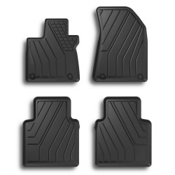 Tappetini compatibili con MG HS II dal 2024 in poi, su misura in Gomma TPE