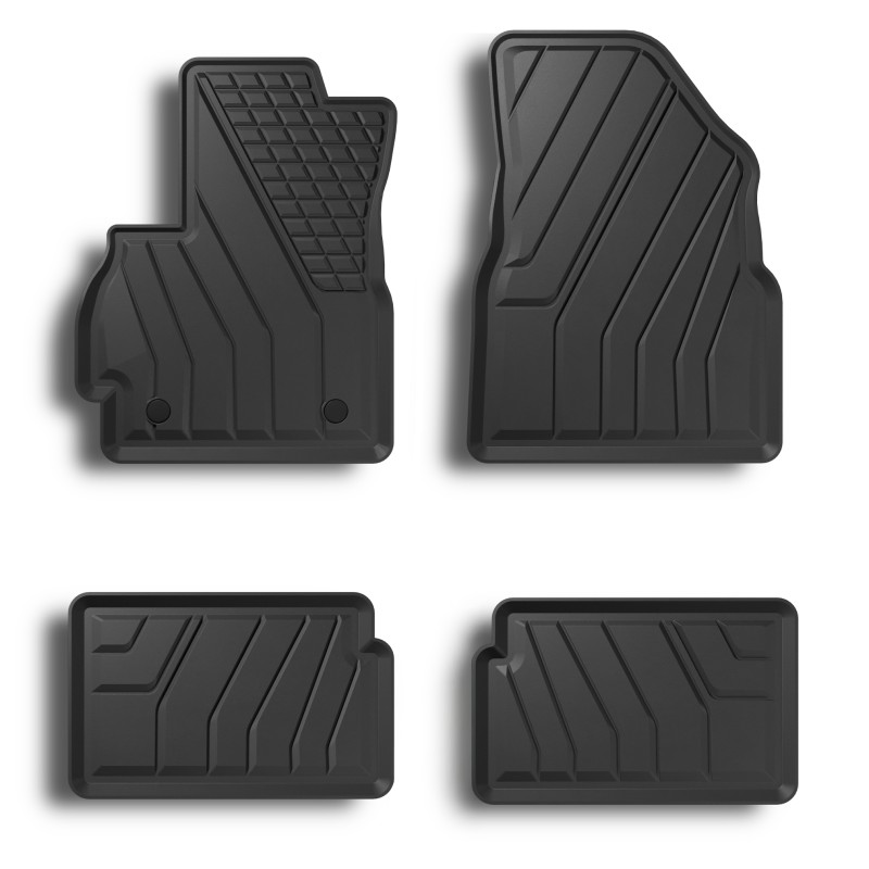 Tappetini compatibili con Omoda 5 dal 2022 in poi, su misura in Gomma TPE