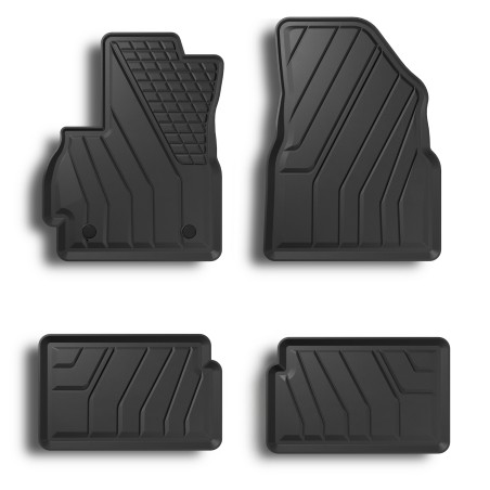 Tappetini compatibili con Omoda 5 dal 2022 in poi, su misura in Gomma TPE