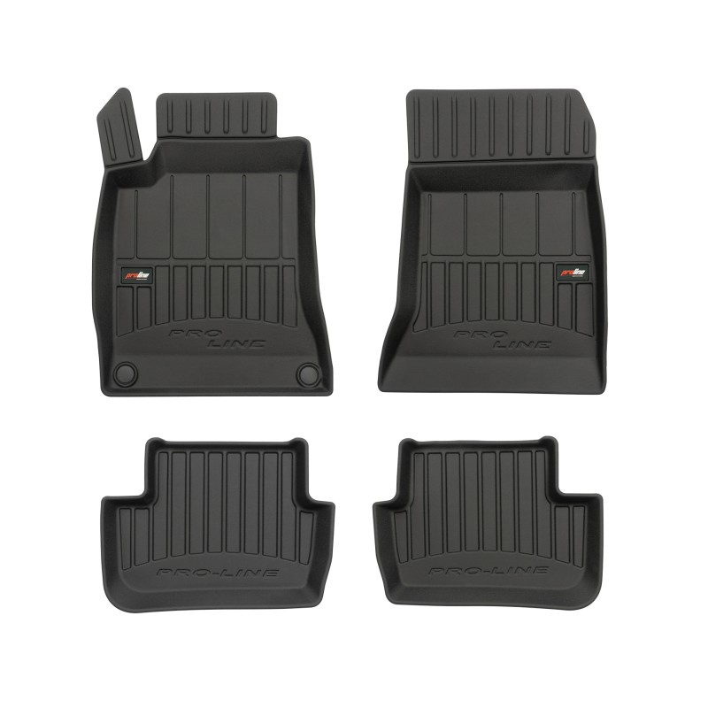 Tappetini compatibili con Mercedes-Benz CLA X117 2013-2019, su misura in Gomma TPE