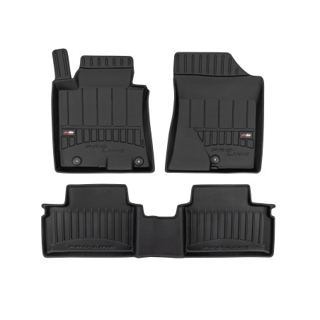 Tappetini compatibili con Kia Ceed II 2012-2018, su misura in Gomma TPE