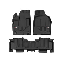 Tappetini compatibili con Toyota Highlander II 2007-2013, su misura in Gomma TPE