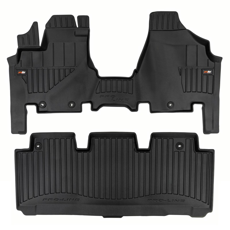 Tappetini compatibili con Honda Odyssey IV 2010-2017, su misura in Gomma TPE