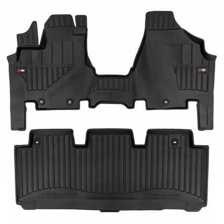 Tappetini compatibili con Honda Odyssey IV 2010-2017, su misura in Gomma TPE