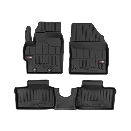 Tappetini compatibili con Toyota Aygo X dal 2022 in poi, su misura in Gomma TPE