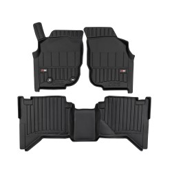 Tappetini compatibili con Toyota Hilux VII 2005-2015, su misura in Gomma TPE