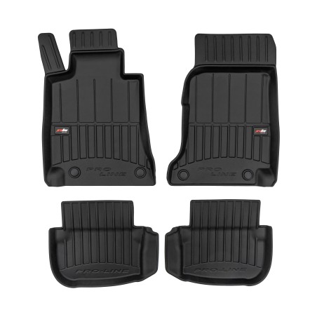 Tappetini compatibili con Mercedes-Benz Classe E C238 2017-2023, su misura in Gomma TPE