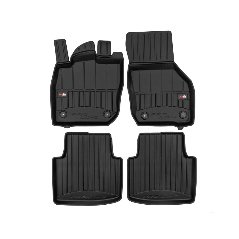 Tappetini compatibili con Volkswagen Passat B9 Mild Hybrid dal 2023 in poi, su misura in Gomma TPE