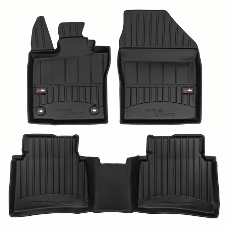 Tappetini compatibili con Toyota Prius V dal 2023 in poi, su misura in Gomma TPE