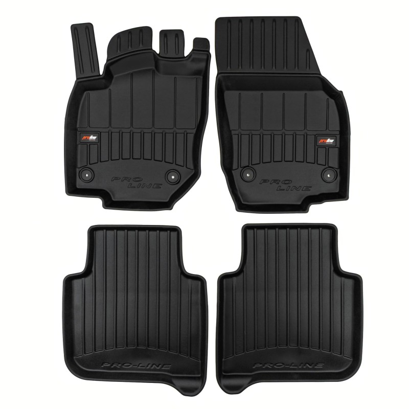 Tappetini compatibili con Skoda Kodiaq II dal 2024 in poi, su misura in Gomma TPE